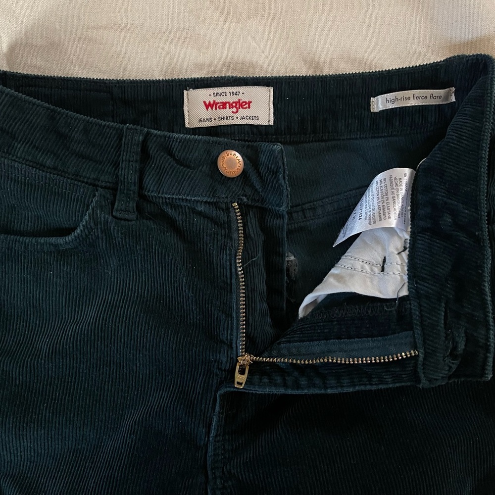 Wrangler Corduroy “Fierce Flare” Pants in Jewel size 4 - Picture 5 of 10